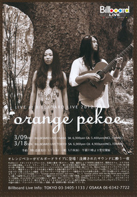 orange pekoe 2012 Billboard Live in Tokyo