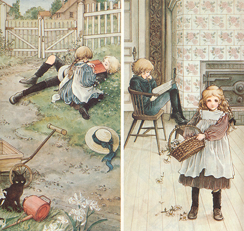 「ペーパームーン』少女漫画 妖精国の住人たち